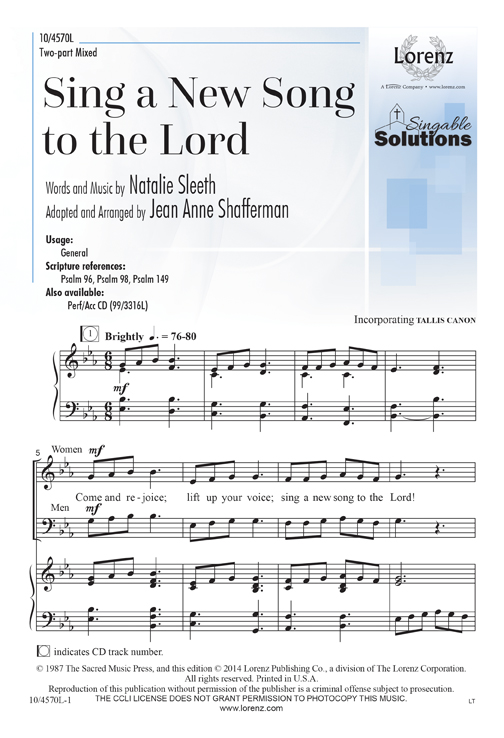 Sing a New Song to the Lord