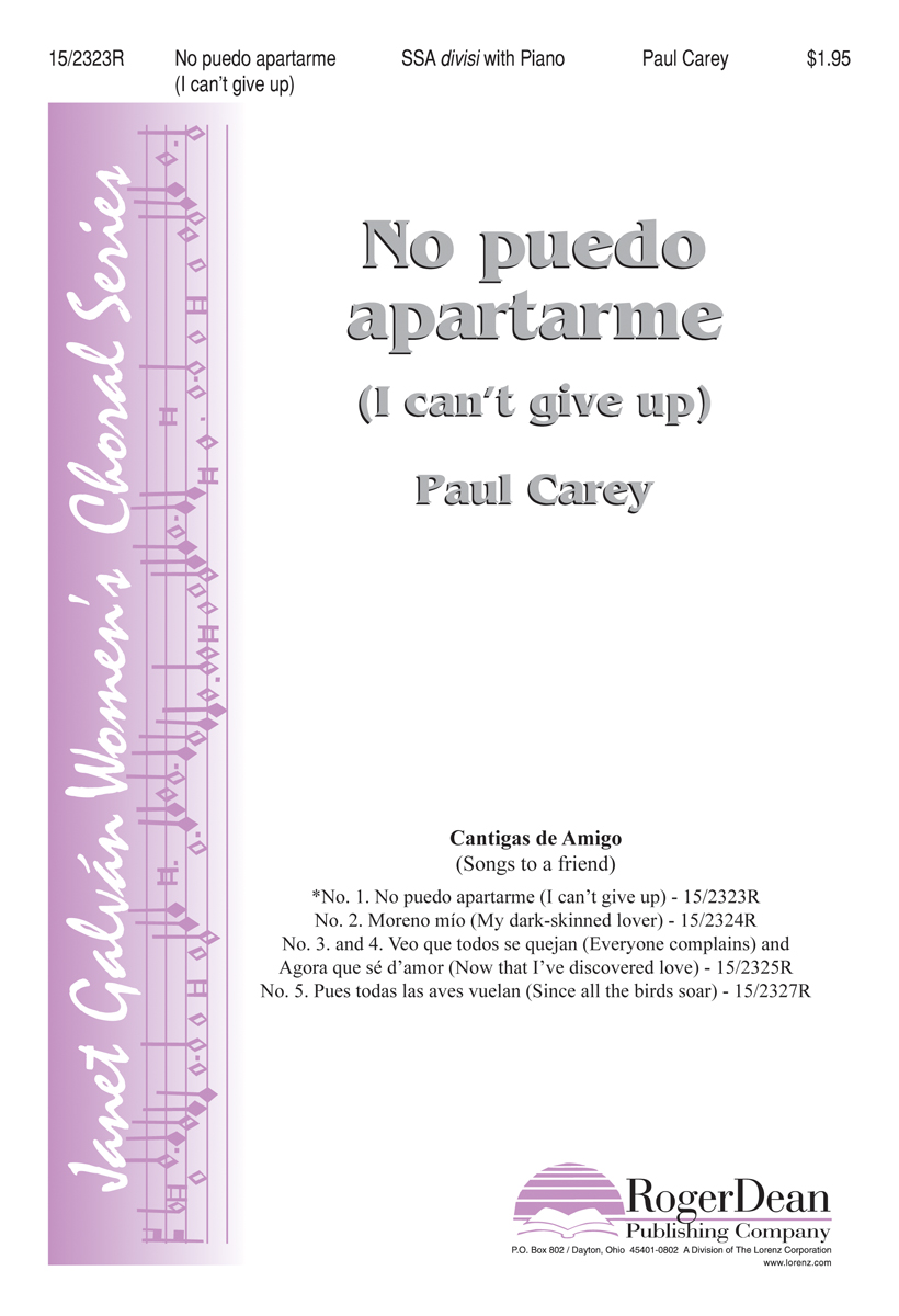 No puedo apartarme (I can't give up)