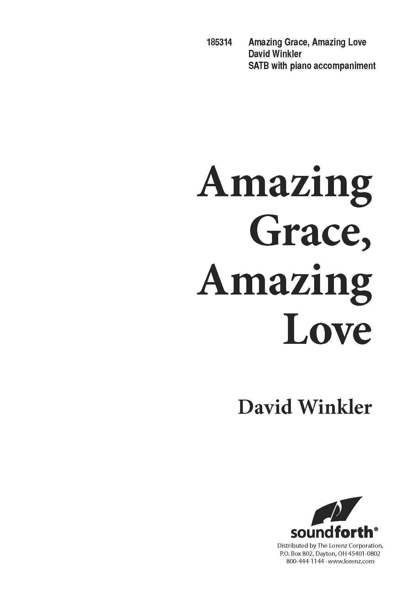 Amazing Grace, Amazing Love