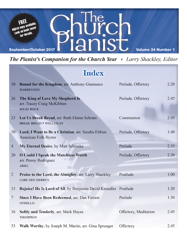 The Church Pianist Sept/Oct 2017