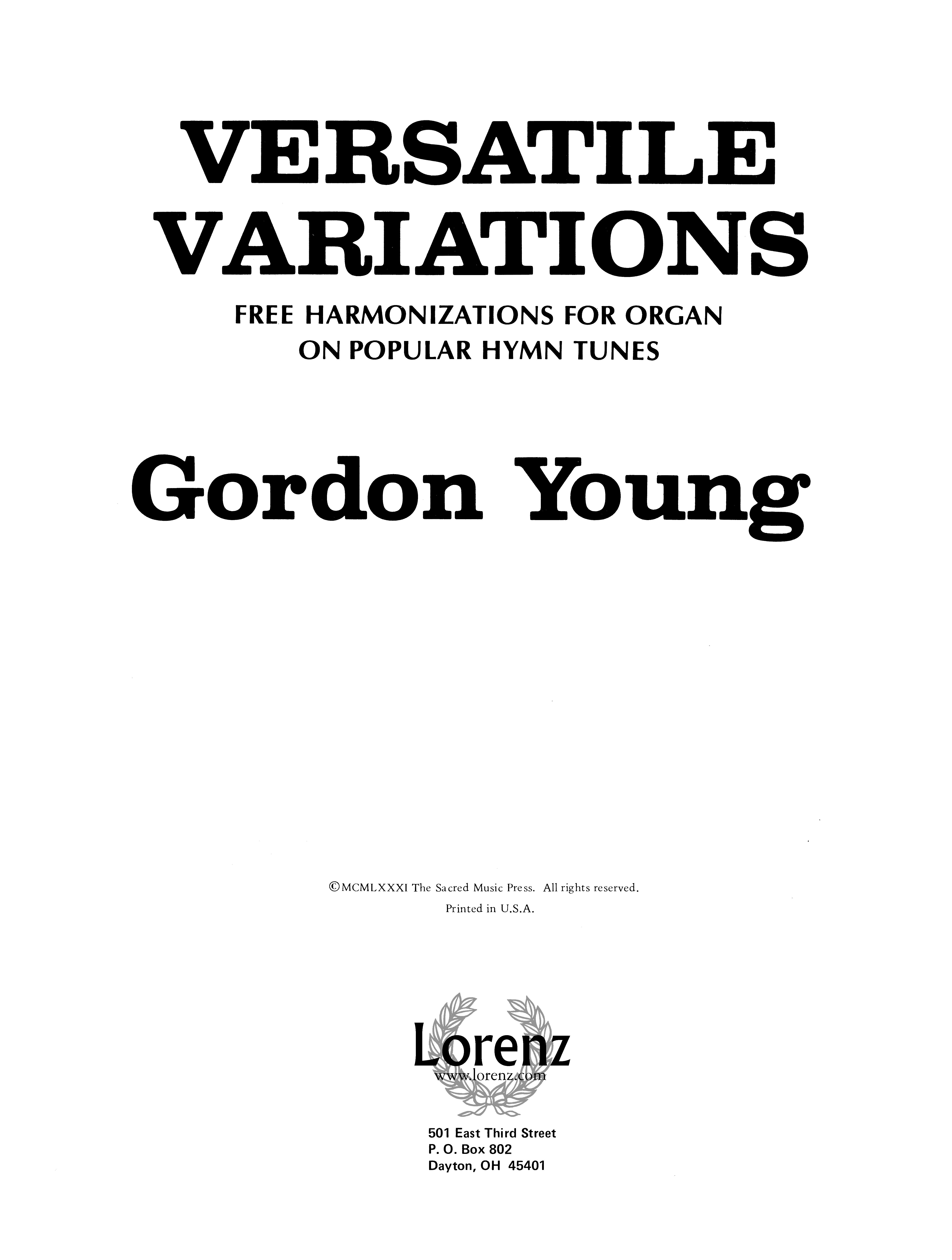 Versatile Variations