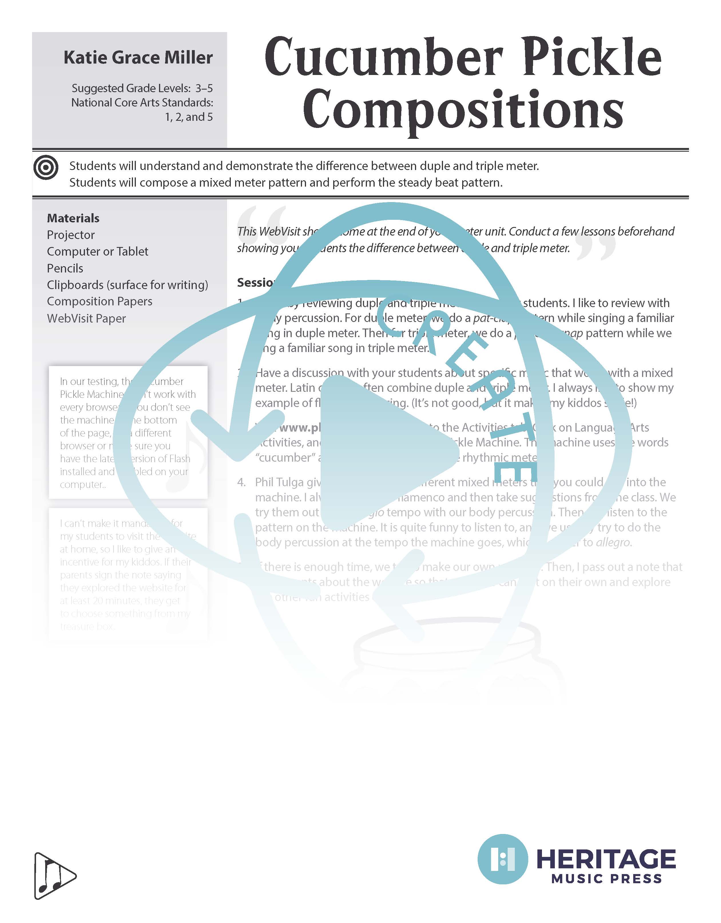 Cucumber Pickle Compositions