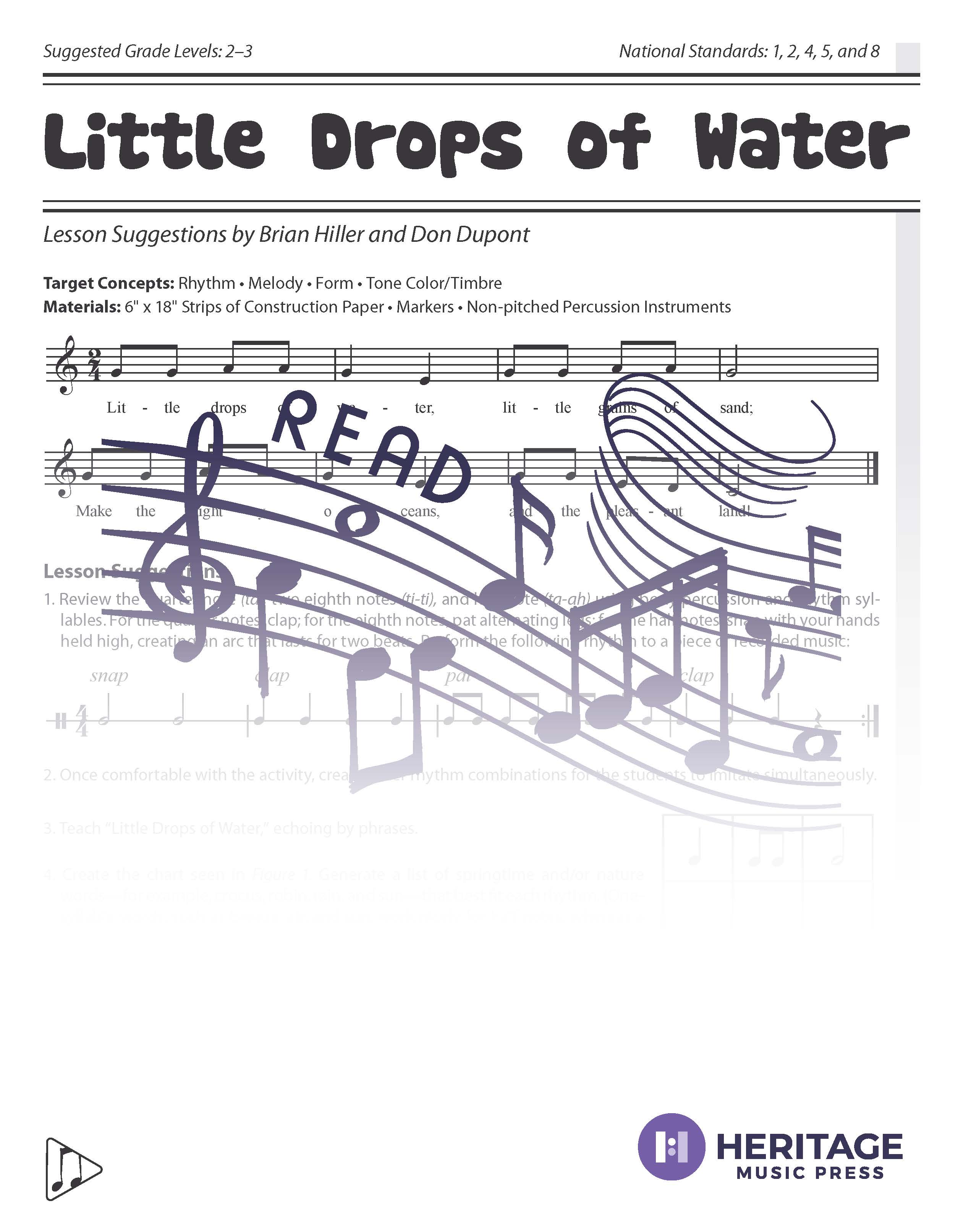 Little Drops of Water