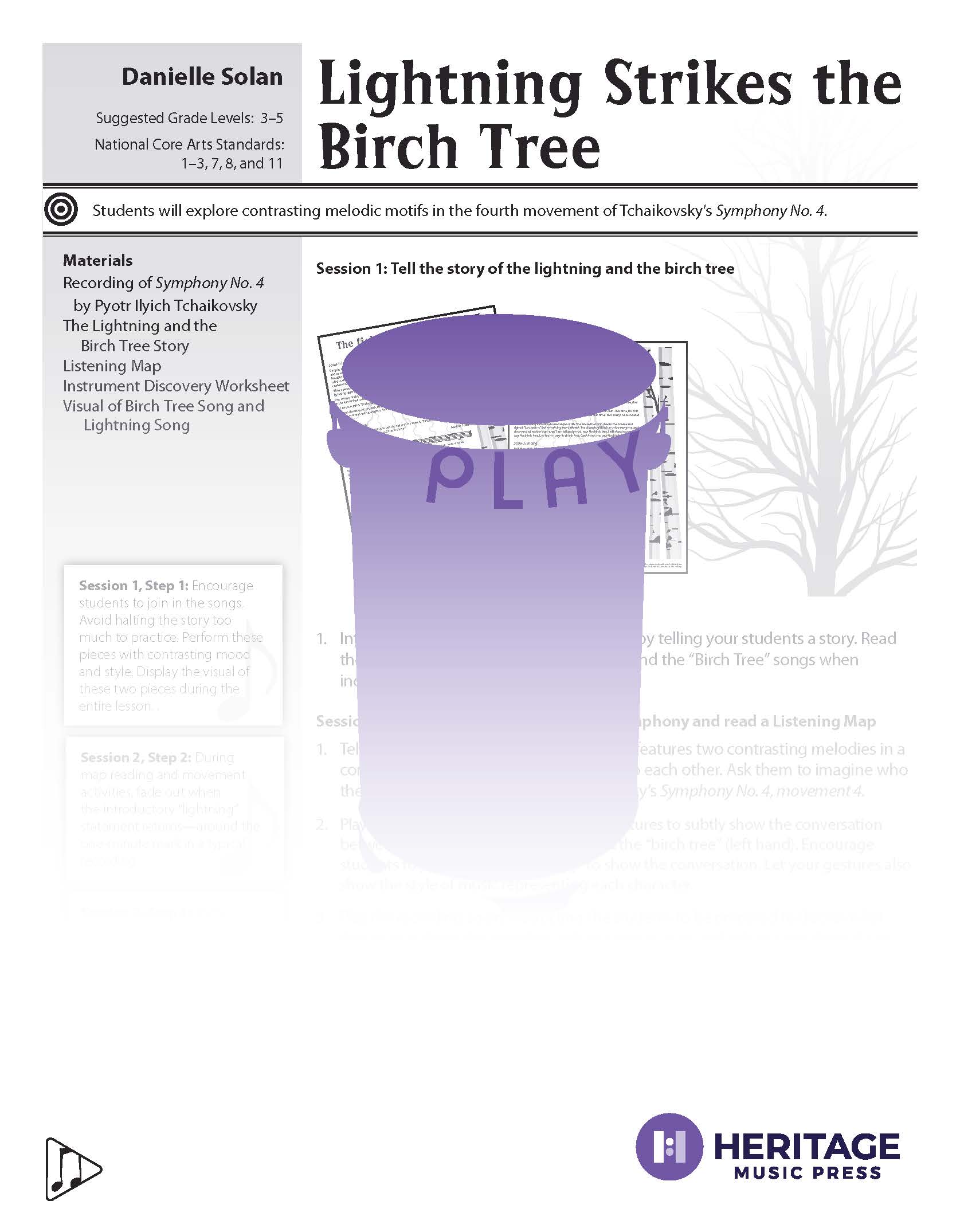 Lightning Strikes the Birch Tree