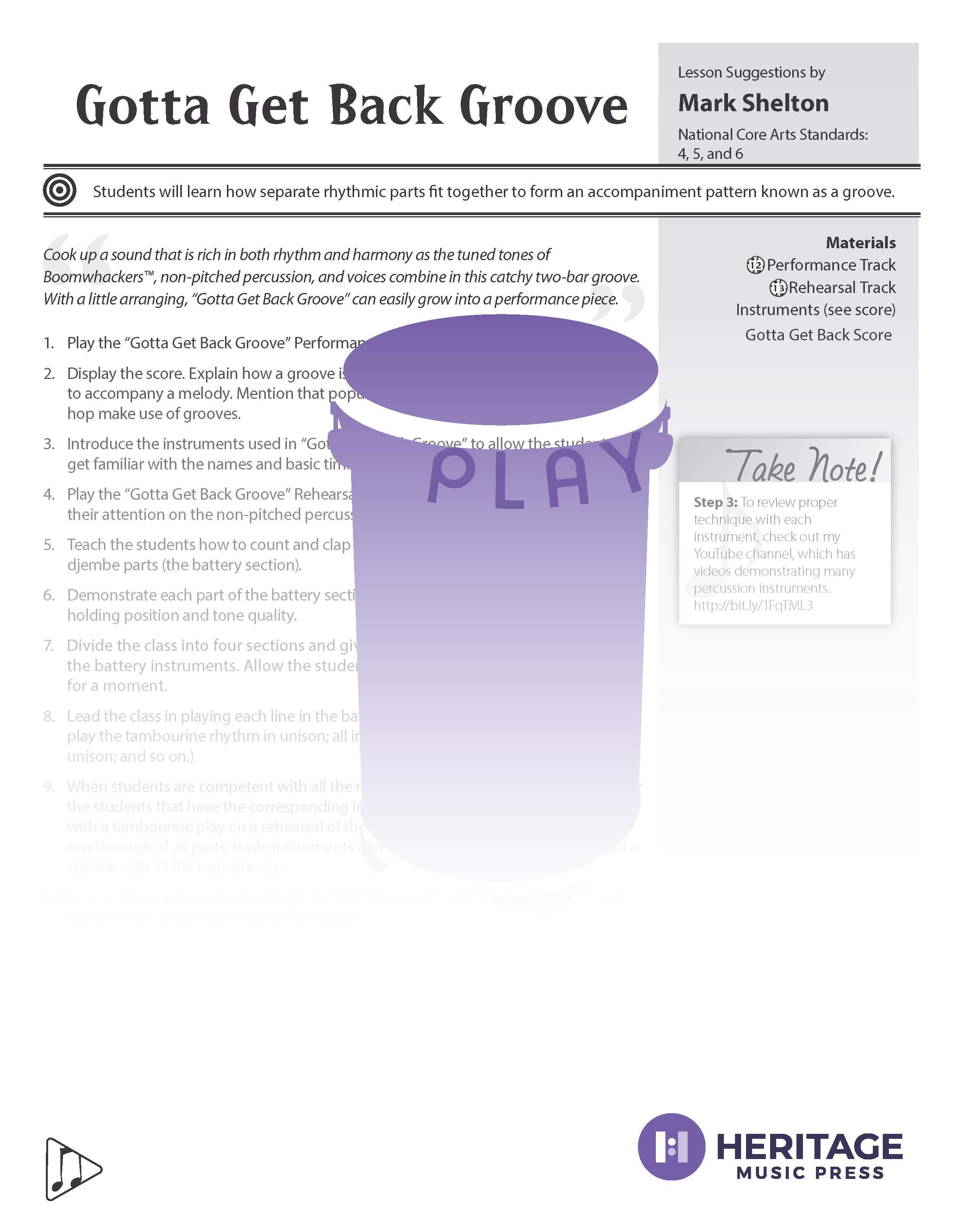 Gotta Get Back Groove