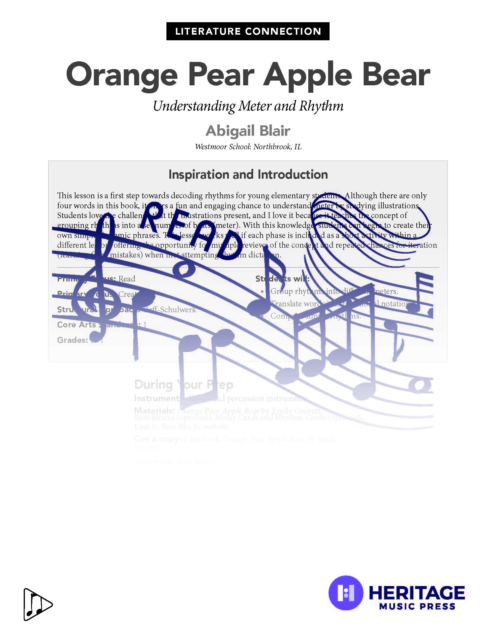 Orange Pear Apple Bear