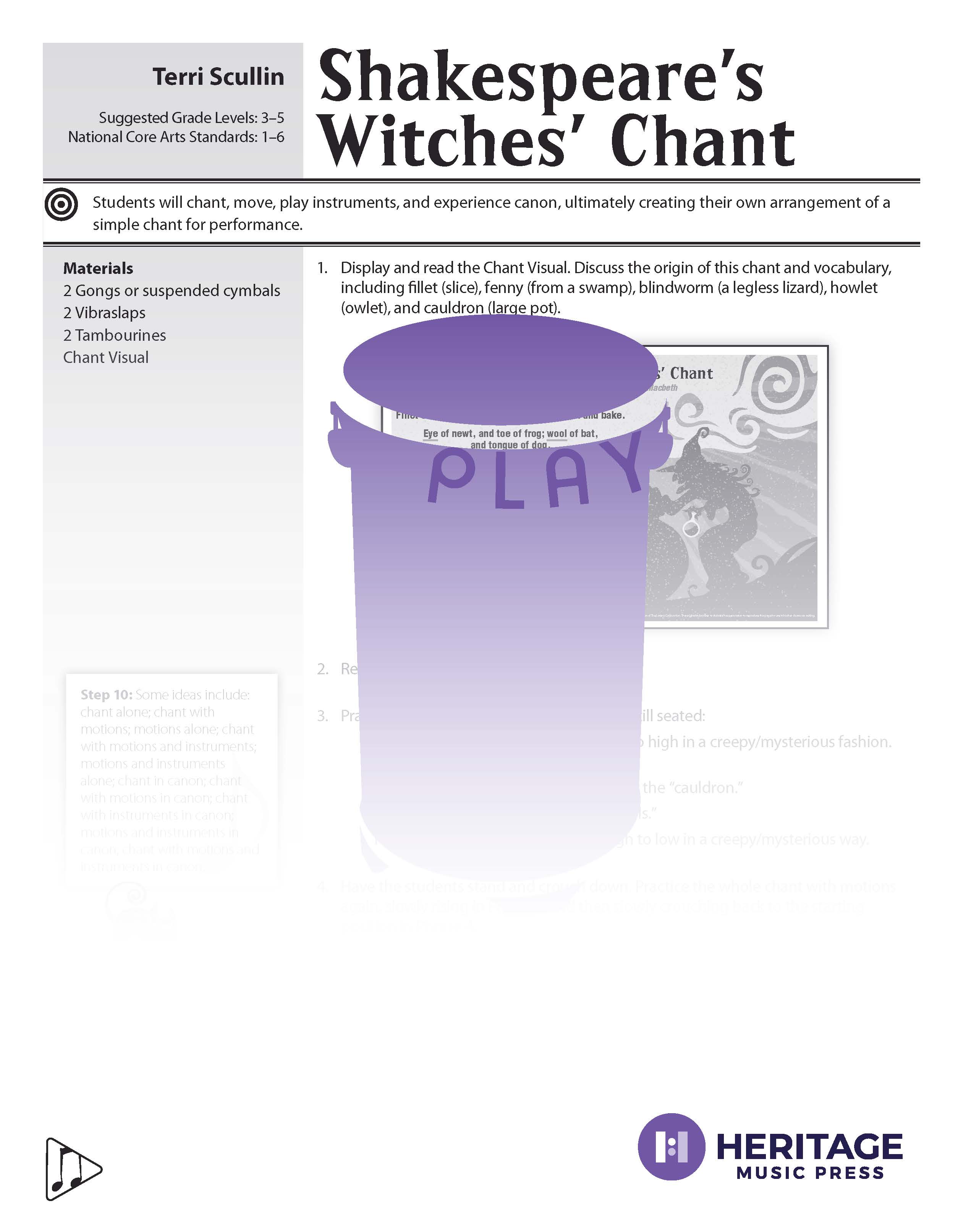 Shakespeare's Witches' Chant