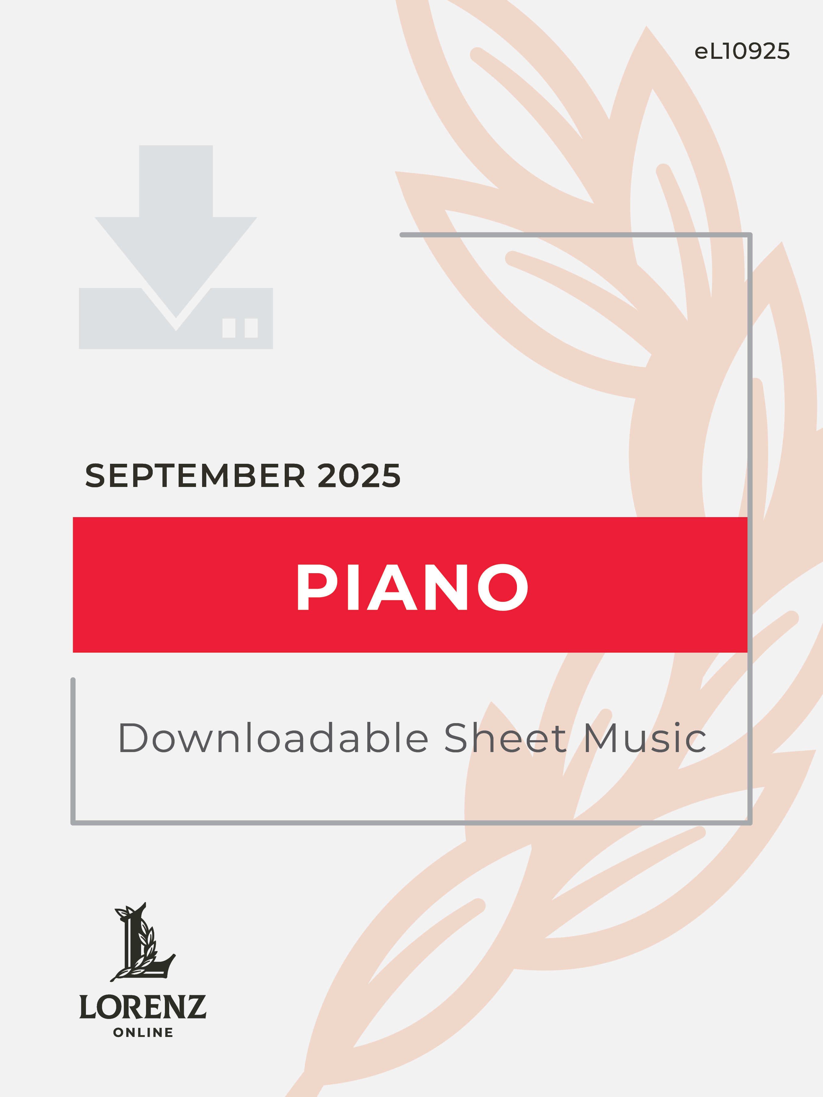 イノイノページ Lorenz Online - Piano, September 2025