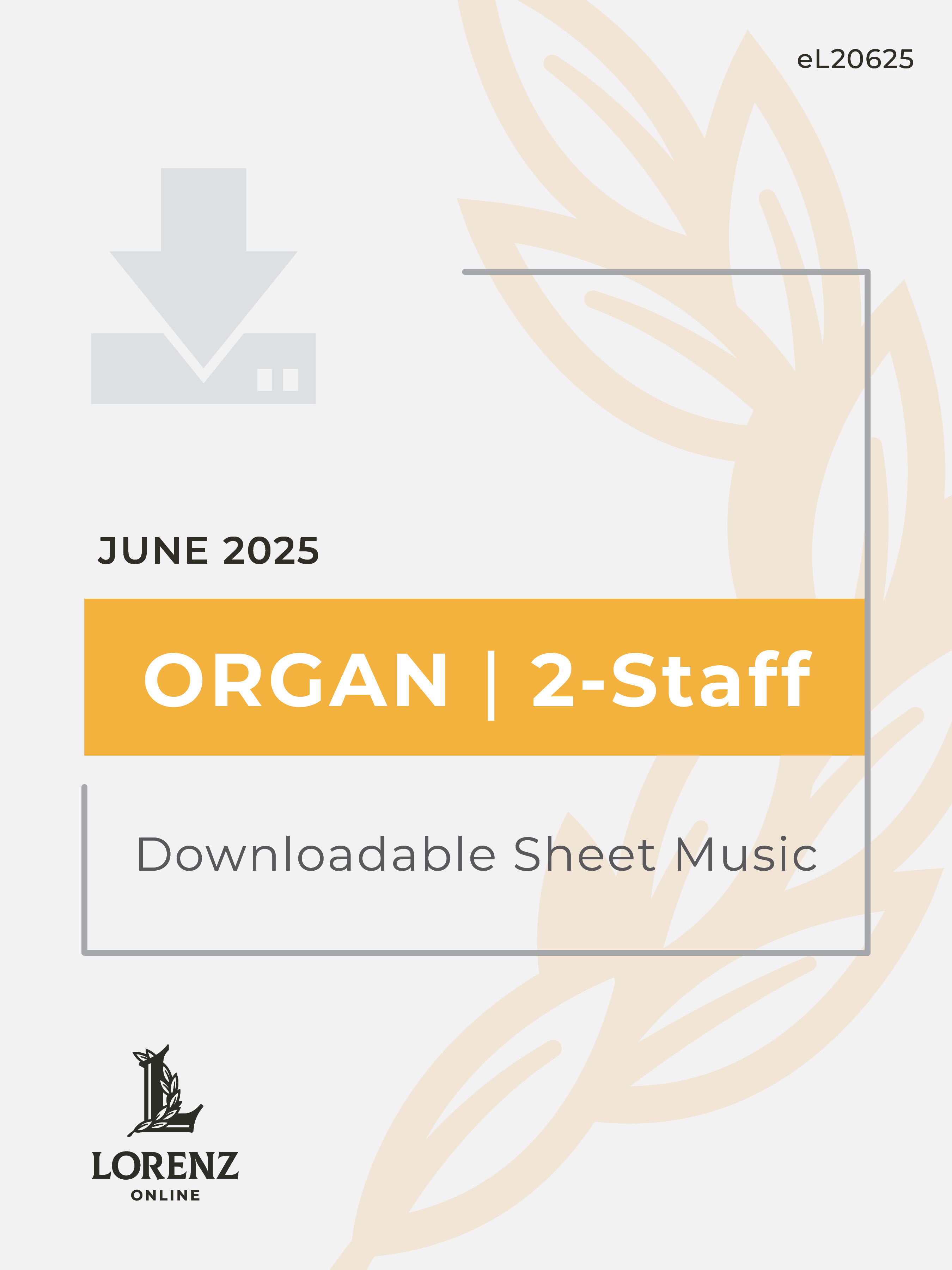 Lorenz Online - Organ 2-staff, June 2025